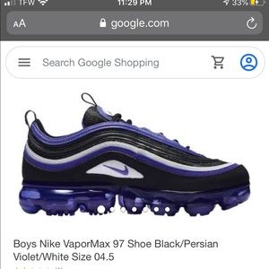 Nike air vapor max 97